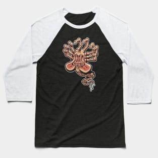 Screaming Facehugger - Sci Fi Horror Baseball T-Shirt